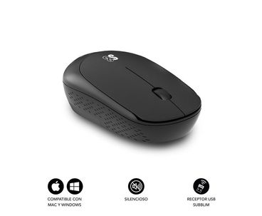 RATON OPTICO BUSINESS SILENCIOSO WIRELESS NEGRO SUBBLIM