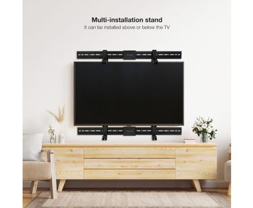 SOPORTE PARA BARRA DE SONIDO UNIVERSAL NEGRO TOOQ