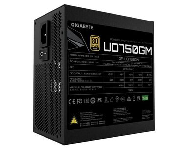 GIGABYTE MODULAR FUENTE ALIM. UD750GM 80 PLUS GOLD