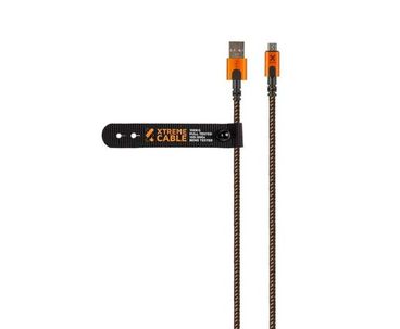 CABLE USB-A A MICROUSB 1.5M NEGRO/NARANJA XTORM