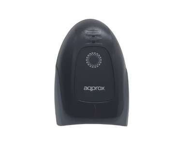 LECTOR CODIGO BARRAS LASER INALAMBRICO 2D APPLS22WS NEGRO APPROX