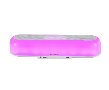 BARRA SONIDO BLUETOOTH RGB MSB-ORB RGB 360º BLANCO MARS GAMING